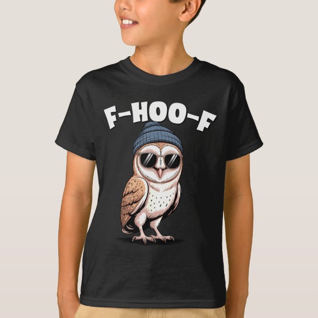 F-hoo-f Funny Bird Meme Graphic  T-Shirt (Front)