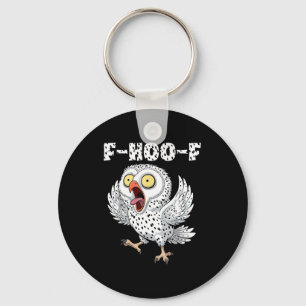 F-hoo-f Owl Meme – Funny Screaming Owl Bird Meme G Keychain