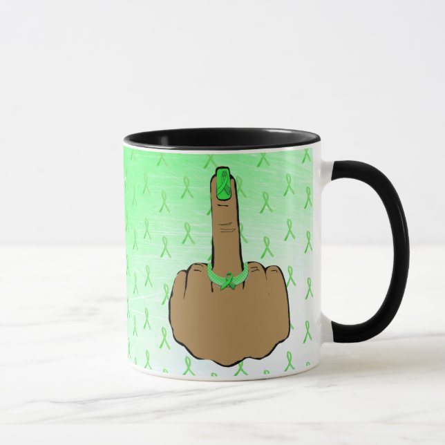 F Hors de la maladie de Lyme Café Mug (Droite)