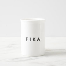 F I K A Bone China Mug