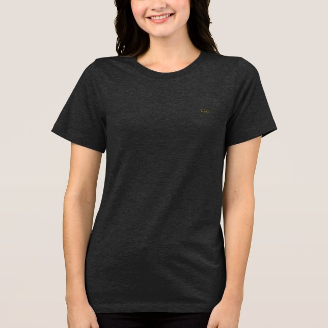 F.I.O. “Crown” Dark IV  Tri-Blend Shirt (Front)