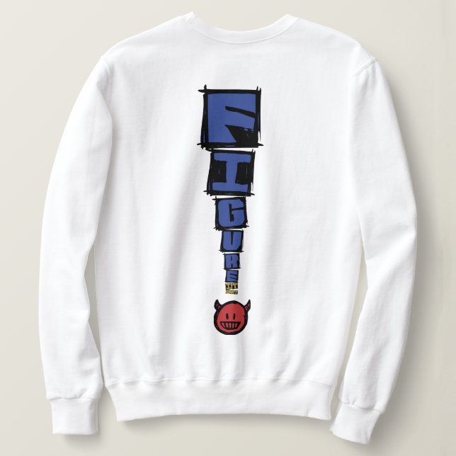 F.I.O. “Devil Emoji” Sweatshirt Light  (Design Back)
