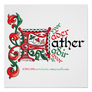 F is for Father Poster
