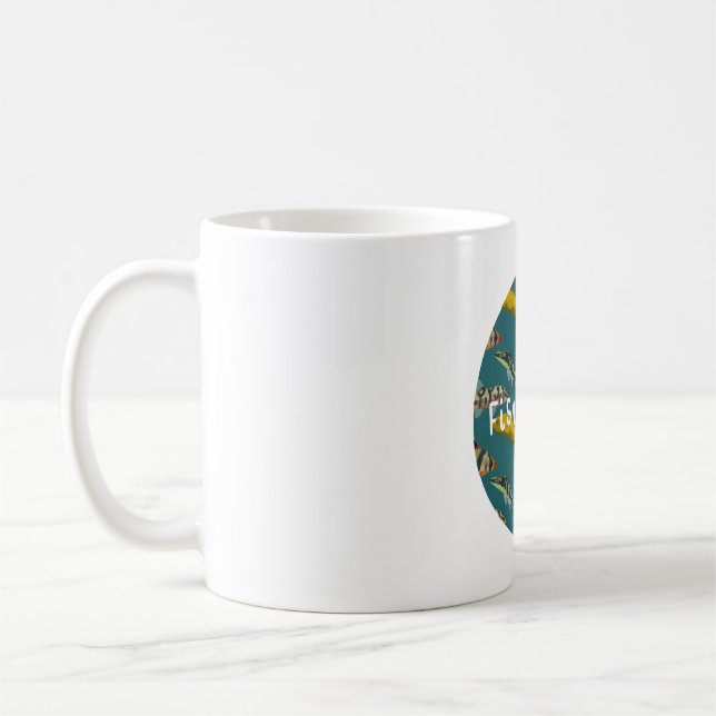 F is for Fish Keeper Coffee Mug (Left)