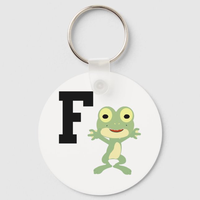 F is for Frogman Keychain (Front)
