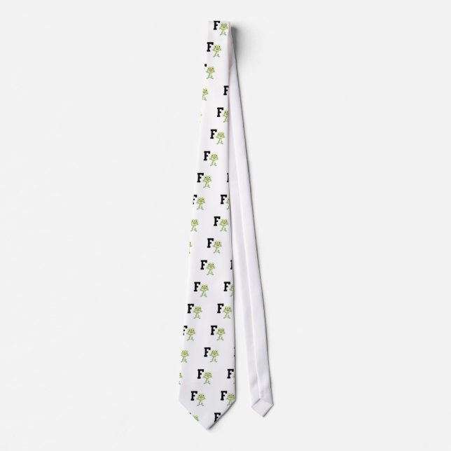F is for Frogman Tie (Front)