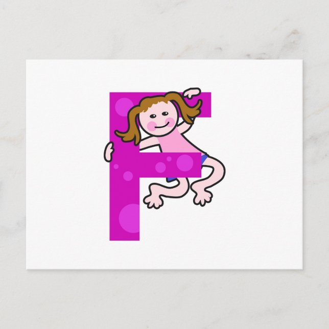 F is for postcard (Front)