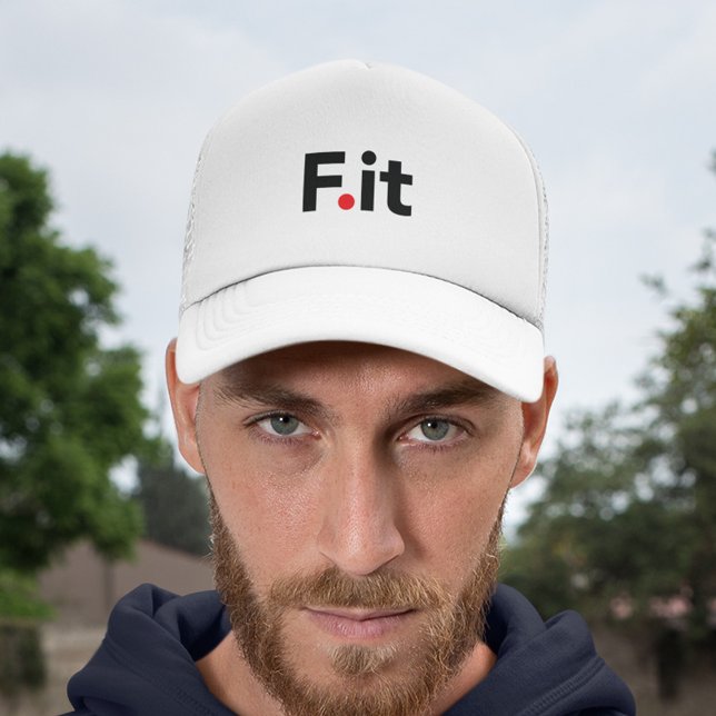 F It Anti Fitness Slogan Trucker Hat (Ready to hit the gym ... maybe tomorrow !)