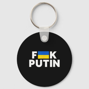 F##k Putin I Stand With Ukraine  Keychain