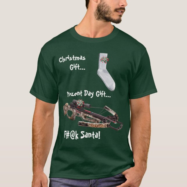 F#@k Santa - Dark T-Shirt (Front)
