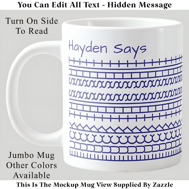 F**k This Shit-Hidden Message 144BuW Funny Office Large Coffee Mug (Creator Uploaded)