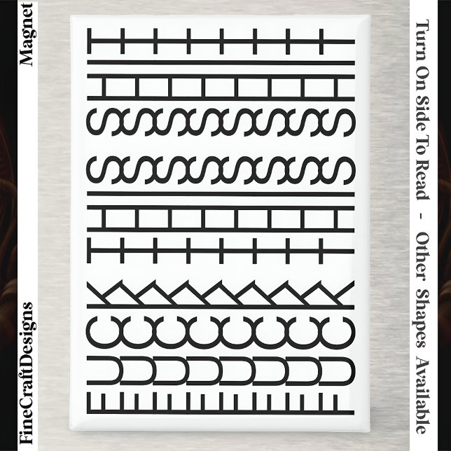 F**k This Shit-Hidden Message 144BW Modern Unusual Magnet (Creator Uploaded)