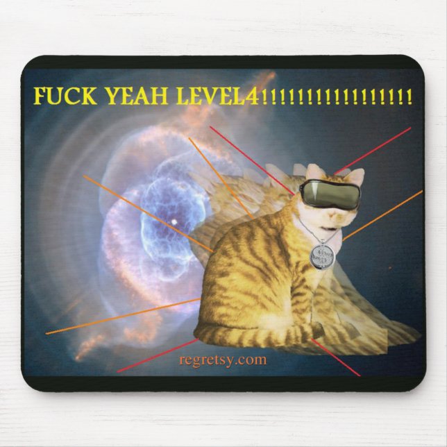 F--k Yeah Level 4 Mousepad (Front)