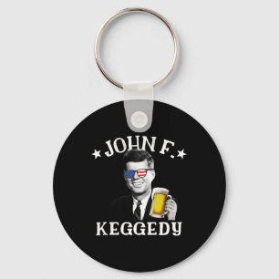 F. Keggedy Drunk President Kennedy Jfk 4th Of July Keychain