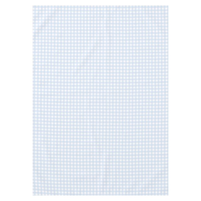 F & L Blue Gingham Tablecloth (Front)