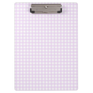 F & L Pink Gingham Clipboard