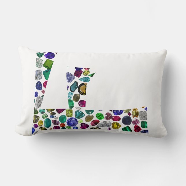 F Monogram Lumbar Pillow (Front)