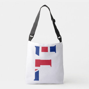 F Monogram overlaid on Union Jack Flag cbbcnt Crossbody Bag