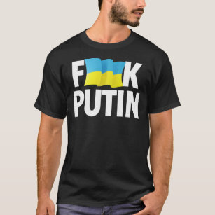 F Putin (censored with waving Ukrainian Flag) Clas T-Shirt