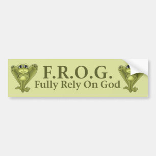 F.R.O.G. BUMPER STICKER