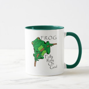 F.R.O.G. Fully Rely On God #1 Mug