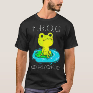 F.R.O.G Fully Rely On God Christian Amphibian T-Shirt