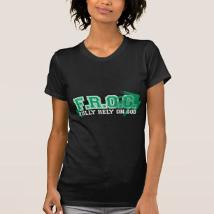 F.R.O.G. - Fully rely on God (green) T-Shirt