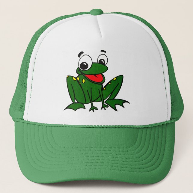 F.R.O.G.I.E. FULLY RELY ON GOD IN EVERYTHING TRUCKER HAT (Front)