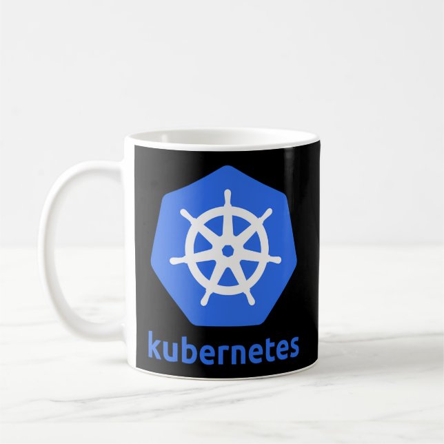 F Situation Kubernetes Grey Small Coffee Mug (Left)