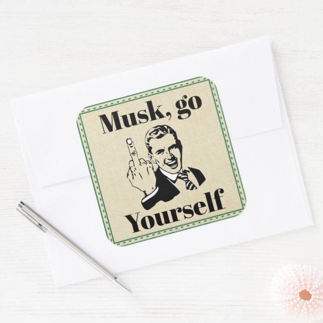 F Sticker Musk (Enveloppe)