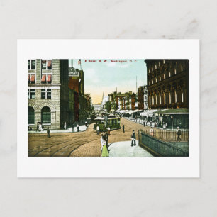 F Street N.W., Washington D.C. Postcard