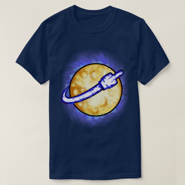 f to the moon T-Shirt (Design Front)