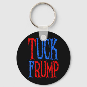 F Trump, American Patriot, Clever America Protest Keychain