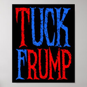 F Trump, American Patriot, Clever America Protest  Poster