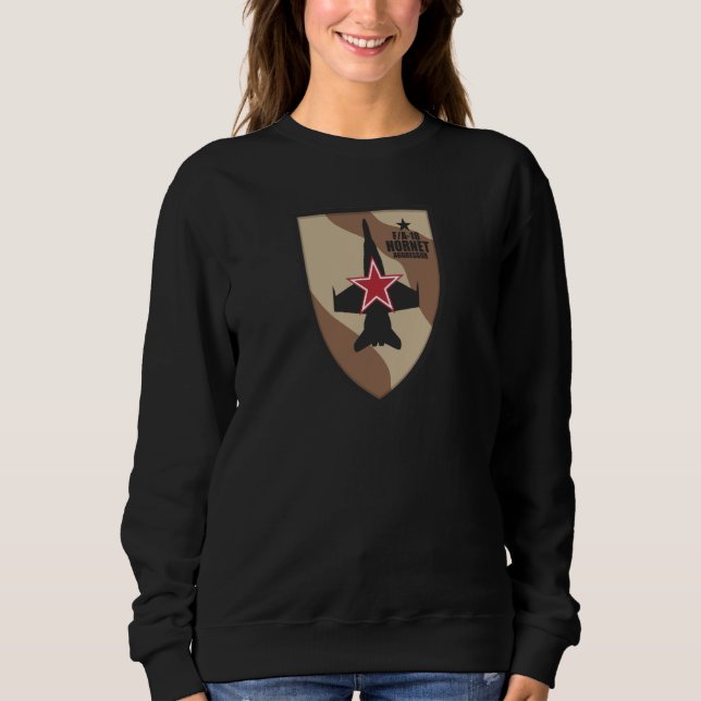 FA 18 Hornet Aggressor  1 Sweatshirt (Front)