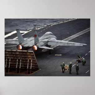 FA-18 take off USS Stennis Poster