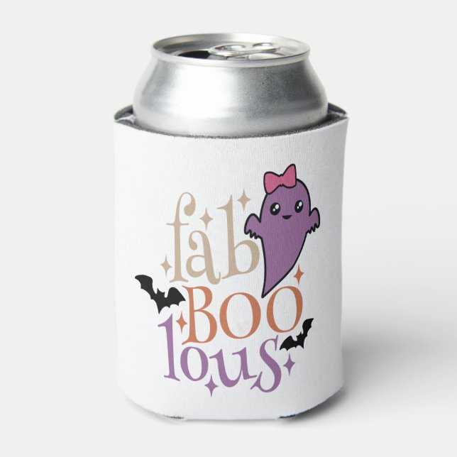 Fa BOO Lous Fa BOO Lous Halloween Ghost Can Cooler (Can Front)