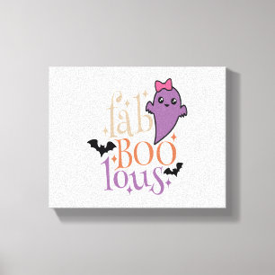 Fa BOO Lous Fa BOO Lous Halloween Ghost Canvas Print