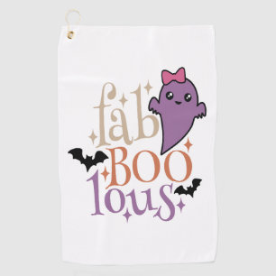 Fa BOO Lous Fa BOO Lous Halloween Ghost Golf Towel