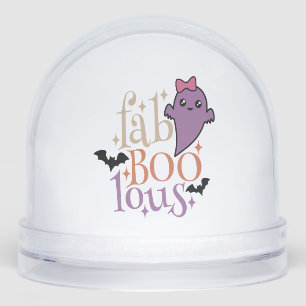 Fa BOO Lous Fa BOO Lous Halloween Ghost Snowglobe