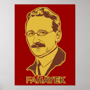 FA Hayek Poster