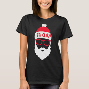 FA LA 8  Christmas Santa Fa La Math T-Shirt