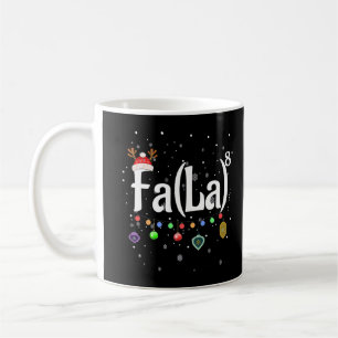 Fa (La)8 Funny Christmas Santa Fa La Math Gift Pre Coffee Mug