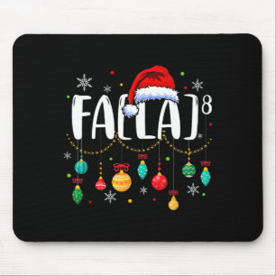Fa (la) 8 Funny Christmas Santa Fa La Math Teacher Mouse Pad