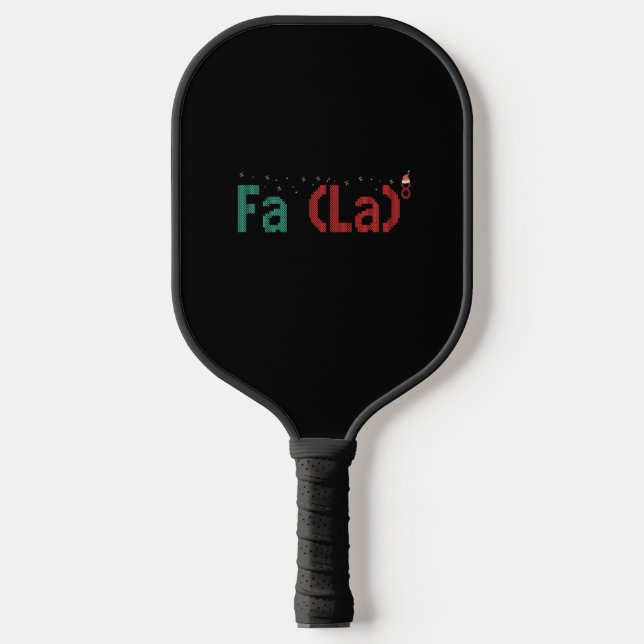 FA (LA)8 Funny Nerdy Math Christmas Xmas Gift Pickleball Paddle (Front)