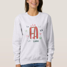 Fa La La Adorable Sweat - shirt à capuche de Noël 