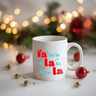 Fa La La Christmas Coffee Mug