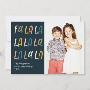 Fa La La   Couleurs pastel   Vacances 3 Cartes pho