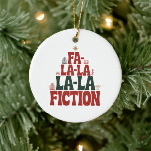 Fa-la-la Fiction Festive Tree Keepsake Ceramic Ornament