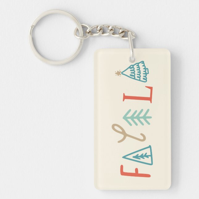 Fa La La Funny Christmas Tree Holiday Baby Blanket Keychain (Front)